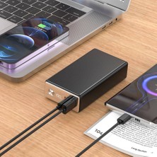 Wiwu WI-P006 Rock LED Ekranlı Taşınabilir Powerbank Pd 20W 20000MAH Siyah