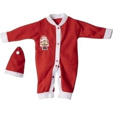Bebelop Kız ve Erkek Bebek 6-15 Aylık Noel Tulum Noel Kıyafeti Yılbaşı