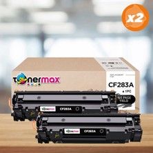 tonermax Hp 83A / CF283A Muadil Toner 2'li Paket / M201 / M125 / M225 / M127