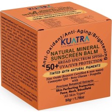 Kuatra SPF 50+ Doğal-Mineral Güneş Koruyucu Renkli Balm 50ml