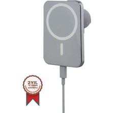 Torima Taşınabilir Batarya Araç Şarj Cihazı Telefon Tutucu Magsafe Powerbank W11