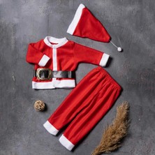 Bebelop Erkek Çocuk Noel Baba Kostümü Noel Kıyafeti Yılbaşı Kostüm