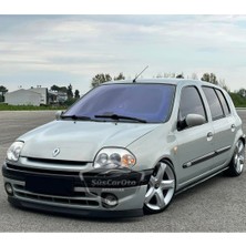 Renault Clio Symbol Hb&sedan 1998-2002 Uyumlu Üniversal Astra H Lip Esnek Ön Lip 2 Parça Tampon Altı Dil Karlık Ön Ek