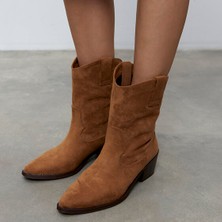 Sole Sisters Zoressa Topuklu Bot - Taba