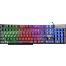 Everest KB-X88 Blast Aydınlatmalı Q Oyuncu Klavyesi + Logitech Bilek Destekli Profesyonel Oyuncu Gaming 70 cm Klavye Altlık Bileklik Pad