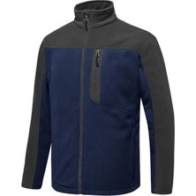 Ghassy Co. Erkek Antipilling Thermal Garnili Tam Fermuarlı Polar Ceket