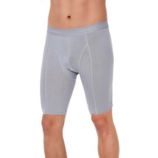 Yıldız Çamaşır Modal Uzun Erkek Boxer Gri 6 Adet