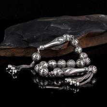 Takı925 Tamamı 925 Ayar Gümüş Zaza Model Tesbih