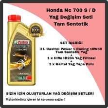 Moto ADV Garage Mag Honda Nc 700 S / D Yağ Değişim Seti Tam Sentetik