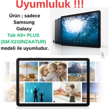 Coolacs Samsung Galaxy Tab A9+ Plus SM-X210 Uyumlu Tam Koruma Nano Esnek Tablet Kırılmaz Ekran Koruyucu