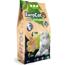 EuroCat Hızlı Topaklaşan Doğal Kedi Kumu 10 lt
