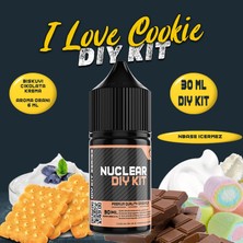 Nuclear Kimya I Love Cookie 30 60 100 ml Dıy Kit Bisküvi Çikolata Aroması ( 6 ml Aroma Içerir )