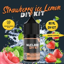 Nuclear Kimya Strawberry Ice Lemon Dıy Kit Çilek Limon Buz Gıda Aroması ( 6 ml Aroma Içerir ) 30 ml