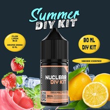 Nuclear Kimya Summer Dıy Kit Çilek Limon Buz Gıda Aroması ( 6 ml Aroma Içerir ) 30 ml