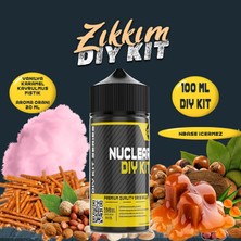 Nuclear Kimya Zıkkım Dıy Kit Kavrulmuş Fıstık Karamel Gıda Aroması ( 6 ml Aroma Içerir ) 100 ml