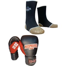 Komodo Sport Boks Eldiveni 10 Oz /kick Boks,muay Thai Ayak Çorabı