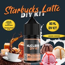 Nuclear Kimya Starbucks Latte Dıy Kit Kahve Karamel Süt Gıda Aroması ( 6 ml Aroma Içerir ) 30 ml