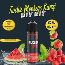 Nuclear Kimya Kanzi 30 60 100 ml Dıy Kit Karpuz Çilek Kivi Gıda Aroması ( 6 ml Aroma Içerir )