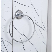 Kca Armatür Krom Vidalı Yuvarlak Havluluk Ekonomik Kolay Kurulum