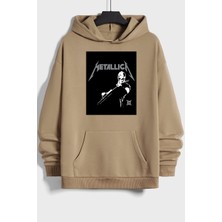 Only Trendwear Metalica Baskılı Oversize Sweatshirt