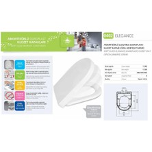 Toptan Bulurum Nkp Elagance Amortisörlü+Tak Çıkar Klozet Kapağı