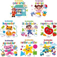 İlk Kitaplığım Çevremiz - Evimiz - Hayvanlar - İlk Sözcüklerim - Meyveler ve Sebzeler - Oyuncaklar - Renkler ve Şekiller - Taşıtlar