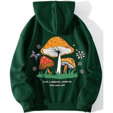 Only Trendwear Mantar Baskılı Oversize Sweatshirt