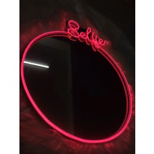 Selfie Ayna Neon LED Işıklı Ayna
