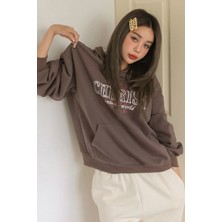 Only Trendwear Cherish Baskılı Oversize Sweatshirt