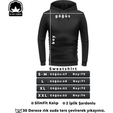 Only Trendwear Kalp Baskılı Oversize Sweatshirt