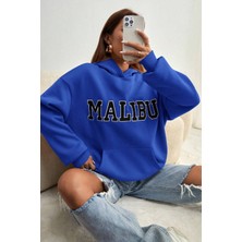 Only Trendwear Unisex Malıbu Baskılı Oversize Sweatshirt