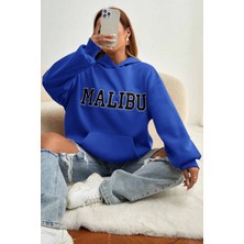 Only Trendwear Unisex Malıbu Baskılı Oversize Sweatshirt