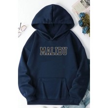 Only Trendwear  Malıbu Baskılı Oversize Sweatshirt