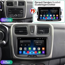 Exvol Renault Dacia Duster Symbol Sandero Uyumlu Android Multimedya 2/32GB Carplayli Hd IPS Ekran