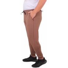 Starbattal Büyük Beden Basic Eşofman Altı Full Lycra 11516 Taba