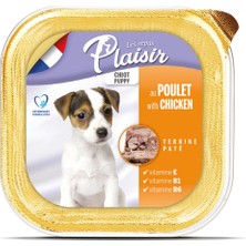 Plaisir Pate 150GR Tavuk Etli Yaş Yavru Köpek Maması 8ADET