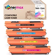 tonermax Hp Color Laserjet CP1025 Muadil Toneri / Hp 126A / CE310A Muadil Toner