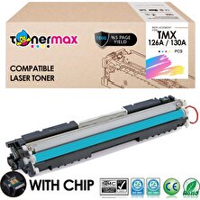 tonermax Hp Color Laserjet CP1025 Muadil Toneri / Hp 126A / CE310A Muadil Toner