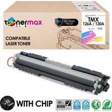 tonermax Hp Color Laserjet CP1025NW Muadil Toneri / Hp 126A / CE310A Muadil Toner