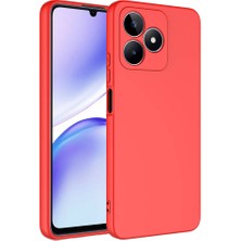 Pilanix Realme C53 Kılıf Kamera Korumalı Renkli Içi Süet Mara Lansman Silikon