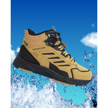 Kidessa 1783 Anatomik Tabanlı Lastik Bağcıklı Çocuk Trekking Spor Bot - NKT01783-SARI-33