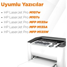 Hp 106A W1106A Muadil Toner - Çipli ( 2'li Paket )/ 107A / 107W / Mfp 135W / Mfp 137FNW