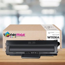 tonermax HP 106A W1106A Muadil Toner - Çipsiz / 107A / 107W / Mfp 135W / Mfp 137FNW