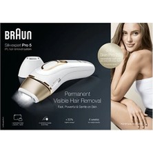 Braun Yeni Nesil Tüy Temizlik Cihazı Lazer Epilasyon (Temas Sensörlü) Silk-Expert Pro 5 IPL