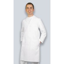 Klasik Yaka Uzun Boy Uzun Kol Bay Doktor Öğretmen Laboratuvar Önlüğü