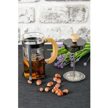 Royaleks Lüx Cam 350 ml French Press Siyah