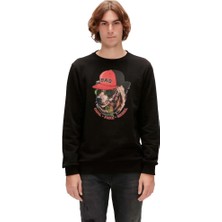 Bad Bear Erkek Sweatshirt Rebel Crewneck Erkek Sweatshirt - 23.02.12.019-SIYAH