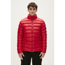 Bad Bear Erkek Mont Kırmızı Boss Puffer Erkek Mont 23.02.15.001-KIRMIZI