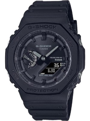 Casio G-Shock Erkek Kol Saati GA-B2100-1A1DR Siyah Silikon Su Geçirmez 20 ATM Alarm ve Kronometre