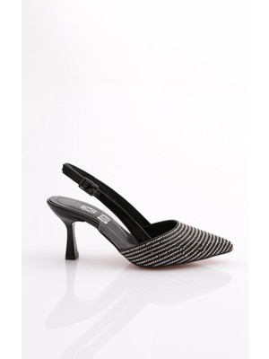 DGN K961 Kadın Önü Kapalı Abiye Ayakkabı